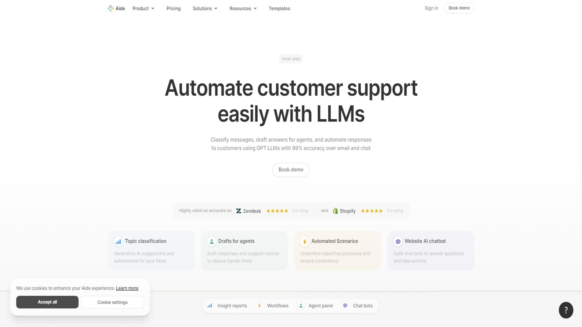 Aide: An intelligent customer service platform for every team