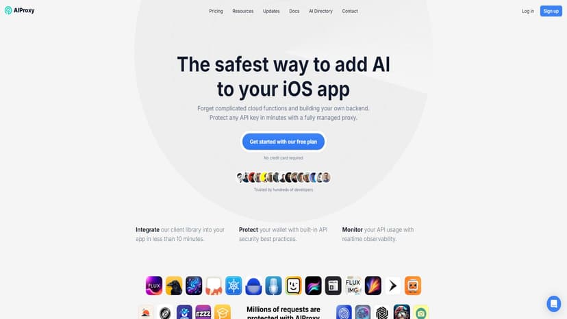 AIProxy - AIProxy提供API密钥保护和端点安全，快速保护任何API。