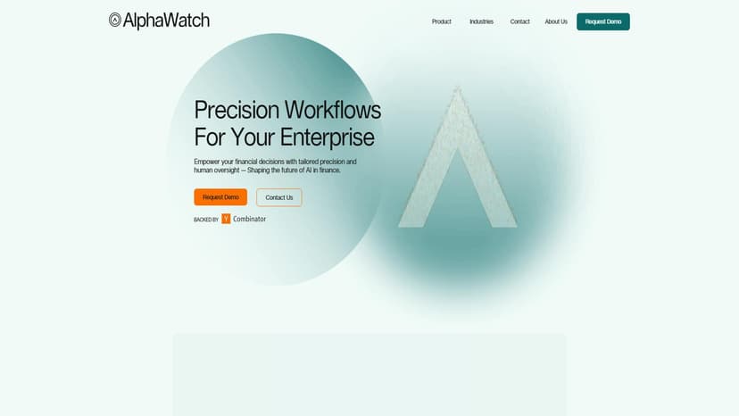 Alphawatch AI - Chatbot for Hedge Funds - Alphawatch AI 智能聊天机器人，量化投资基金的最佳选择。