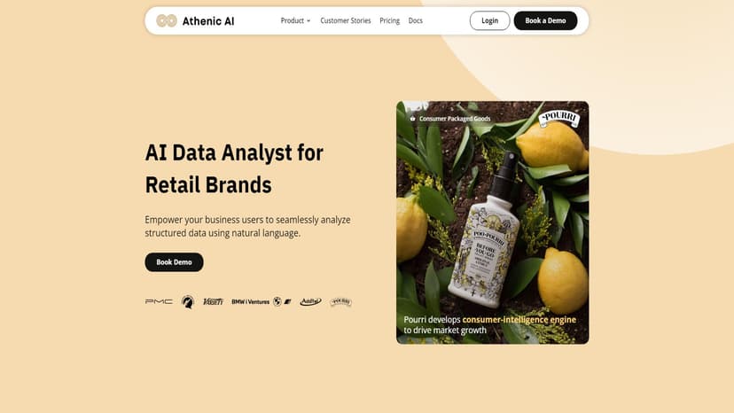 Athenic AI - Athenic AI 快速解锁数据洞察，为每个人提供分析工具，轻松做出明智决策。