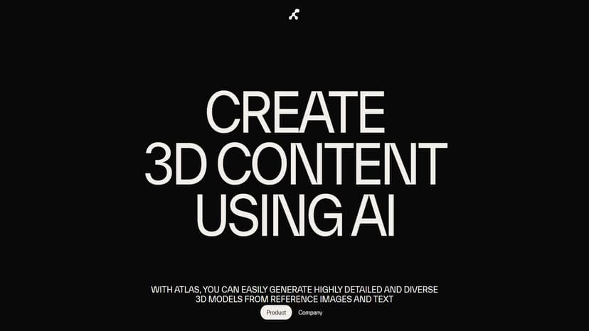 Atlas - Atlas利用先进的生成式3D AI技术，大幅缩短虚拟资产与世界的创建时间。