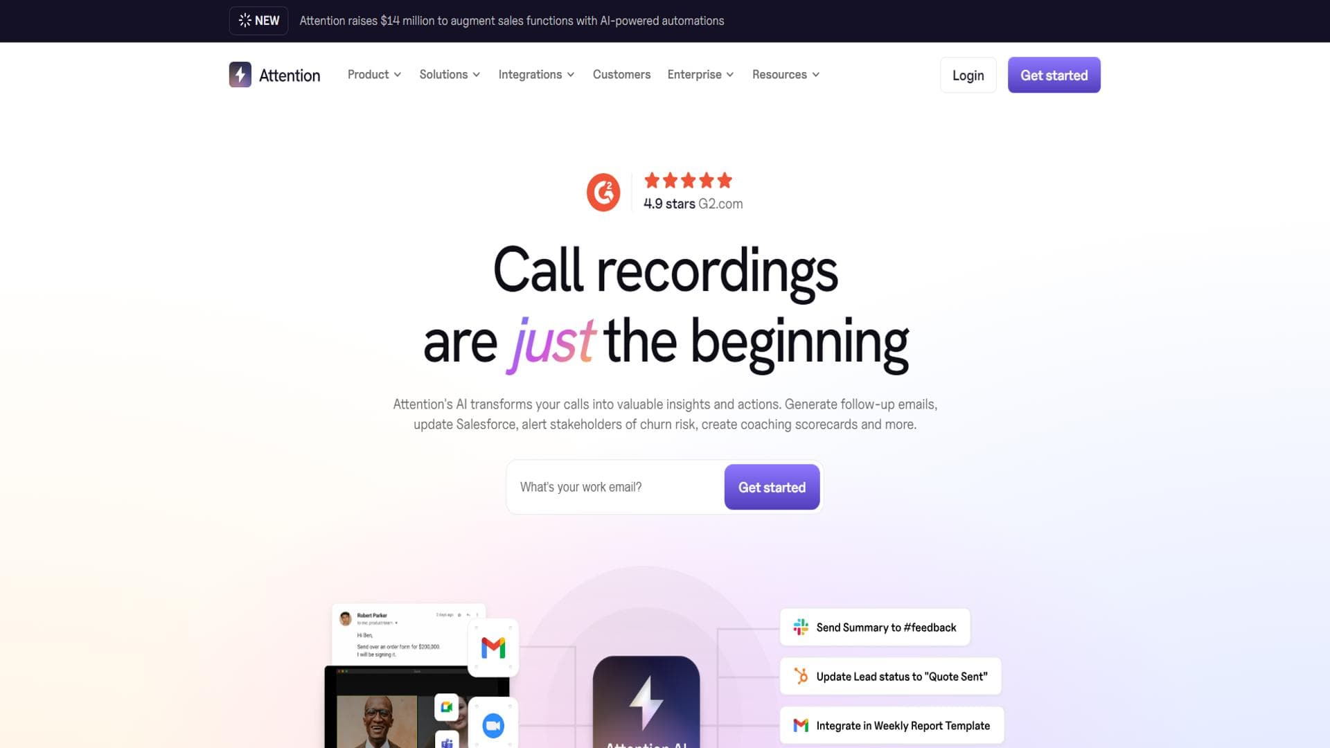 Attention | Call recordings are just the beginning。