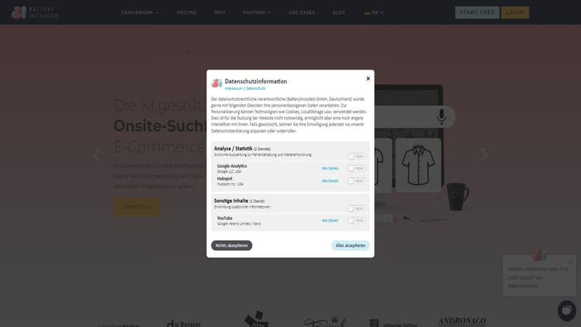 batteryincluded.ai - 利用最灵活的强大工具，加速您的数据发现过程。