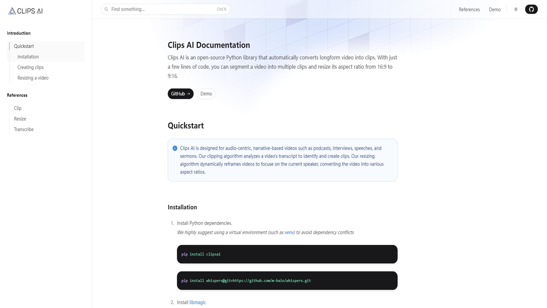 Clips AI | AI 视频重新编辑工具