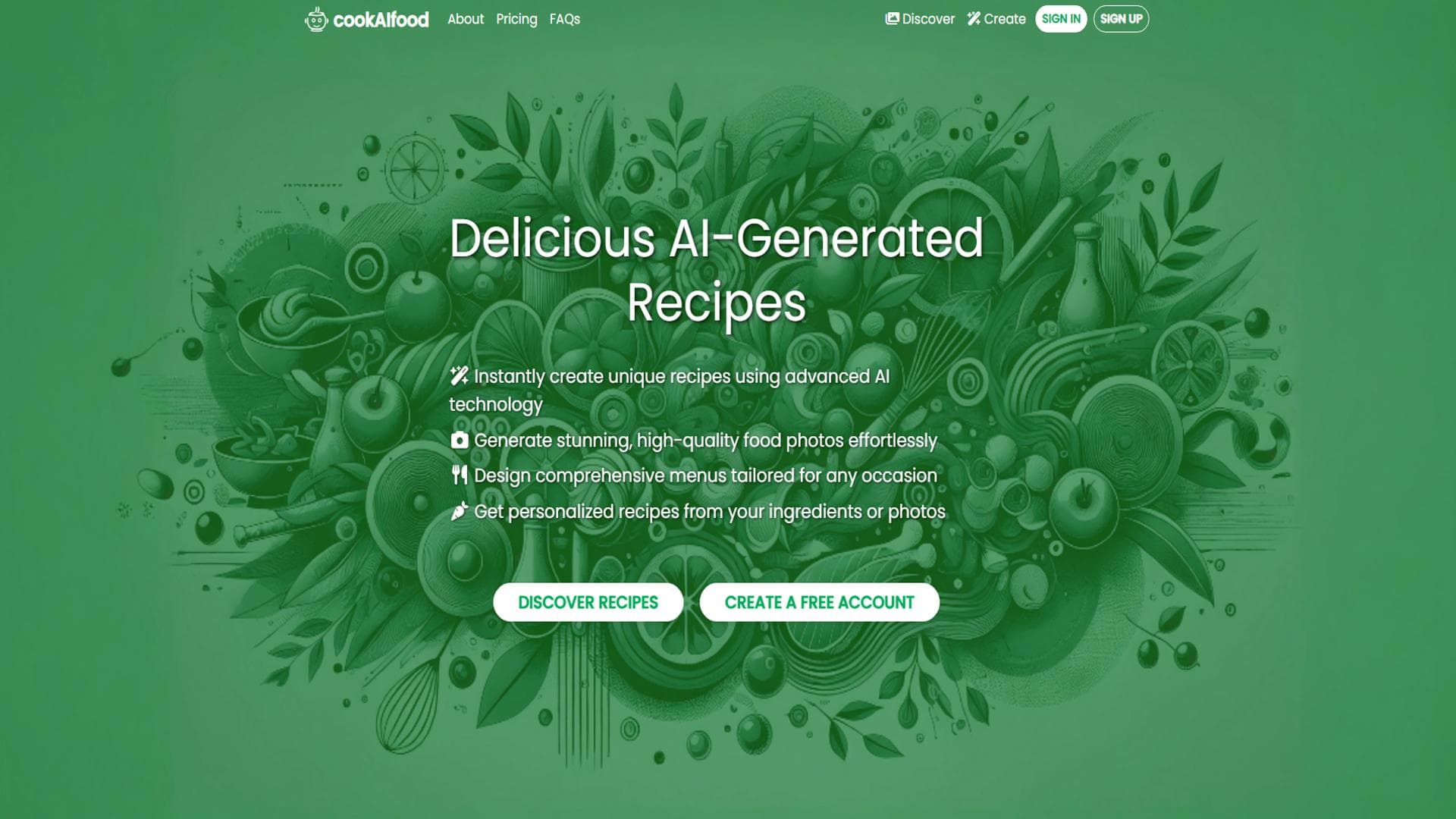 cookAIfood | AI Recipes