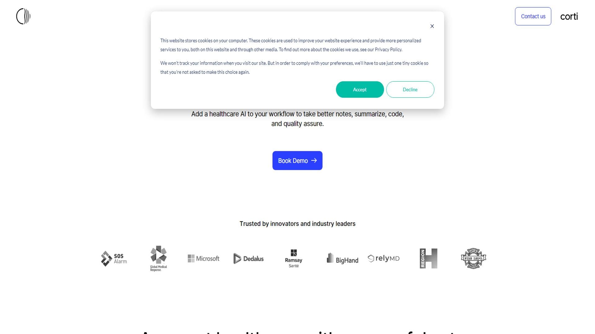 Corti - AI for Patient Consultations