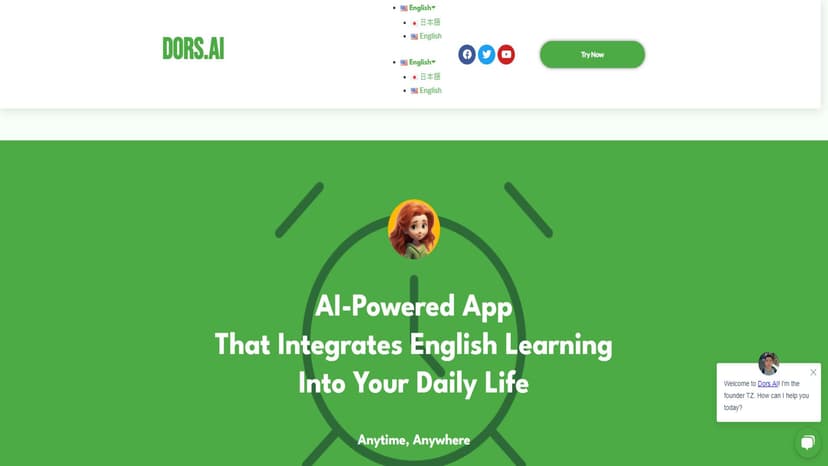 DORS.AI - 随时随地沉浸式学习英语，融入日常生活。