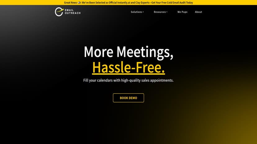 Email Outreach Company - Email Outreach Company专注于高质量的销售预约，帮助您有效联系决策者。