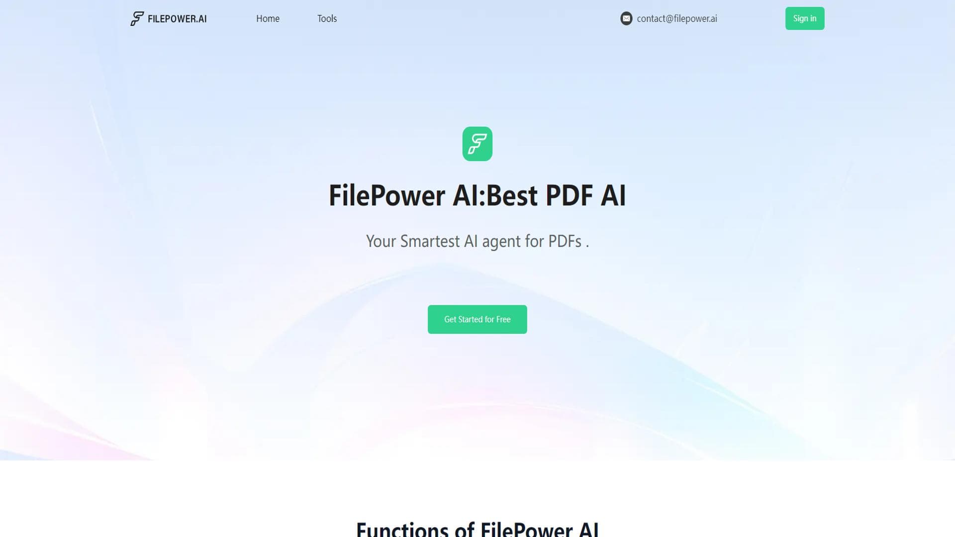 FilePower AI：最佳PDF AI工具