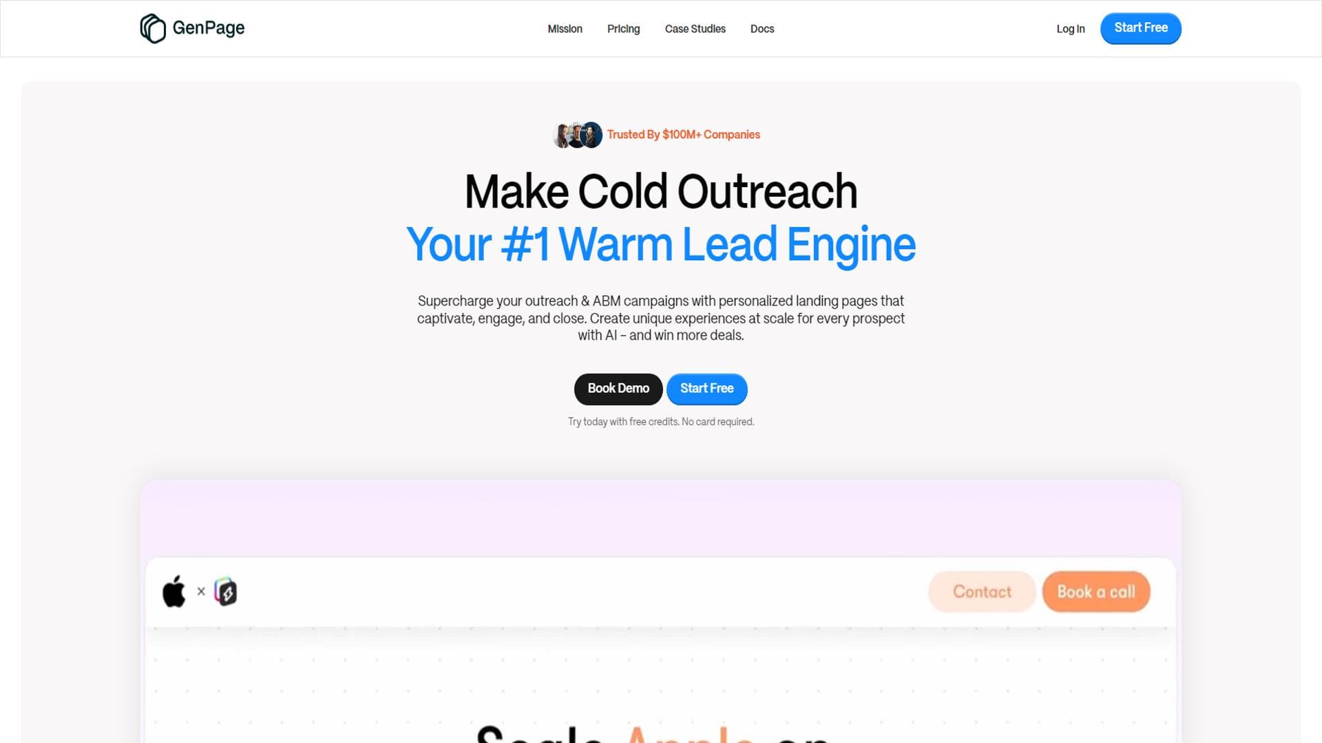 GenPage Â· Personalized Outbound & ABM Page Builder