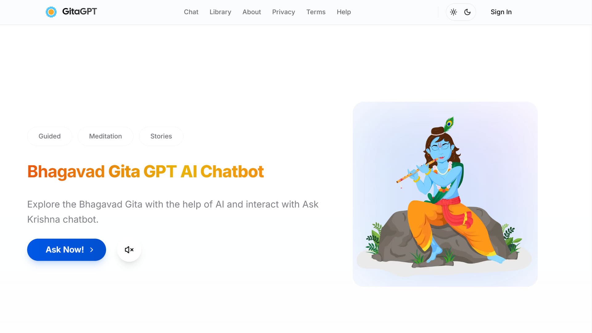 GitaGPT - Bhagavad Gita AI Chatbots