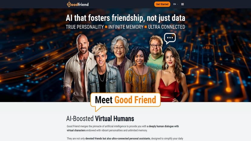 GoodFriend - GoodFriend是一款极其人性化的虚拟朋友和强大的个人助手，拥有无限记忆。