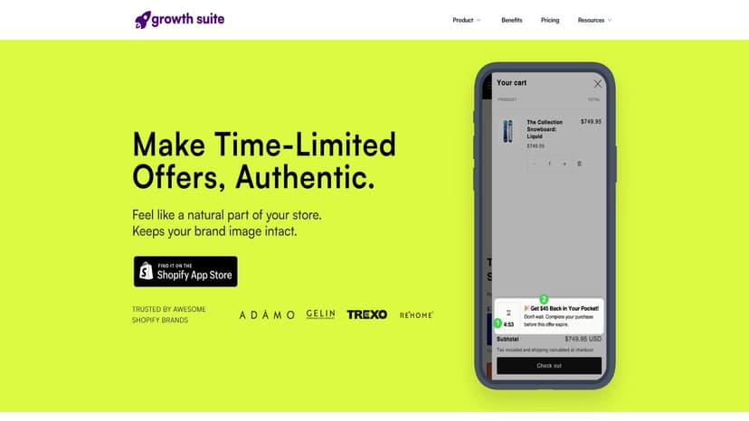 Growth Suite - Growth Suite智能助手帮助您收集更多电子邮件，增加销售并保护品牌。