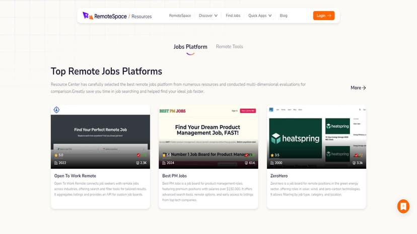jobsremote - 自动推荐全球远程工作。