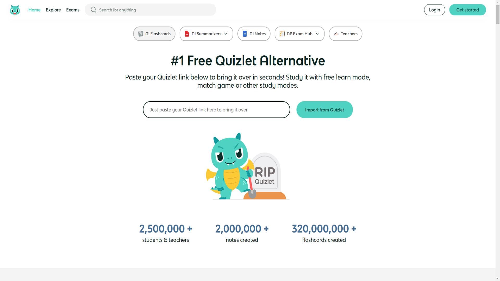 #1 Free Quizlet Alternative | Knowt