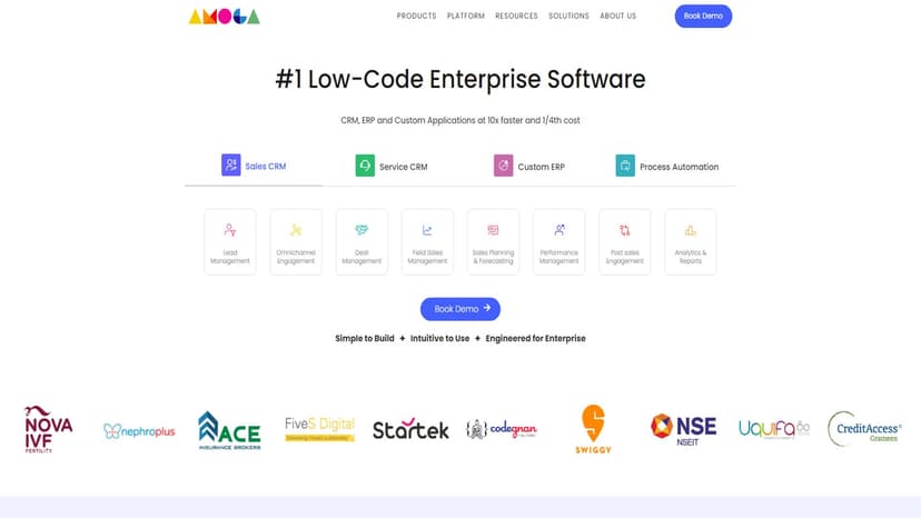 Amoga Low-Code Enterprise Software - Amoga低代码平台，重新定义应用开发和任务管理的标准。