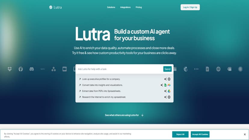 Lutra AI - Lutra AI提供智能化数据分析，快速提升决策效率。