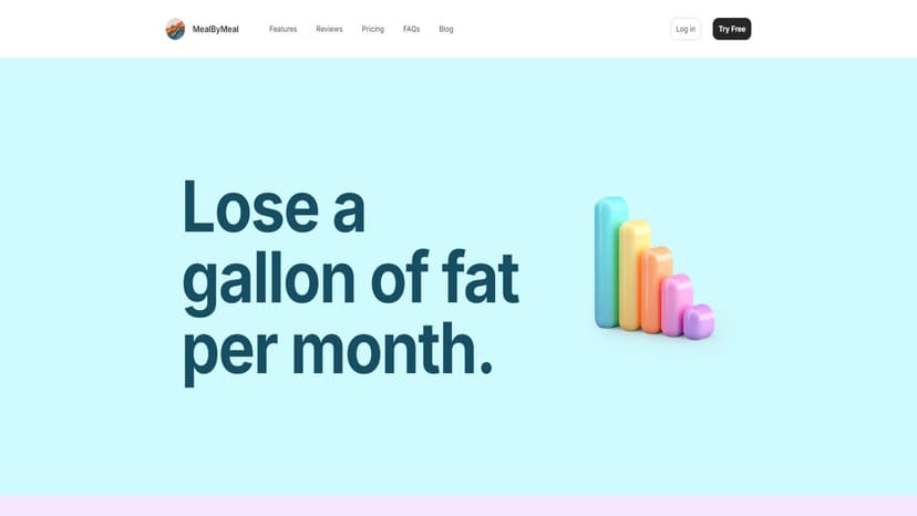 MealByMeal - MealByMeal是一款通过短信跟踪卡路里消耗的工具，旨在帮助用户实现健康目标。