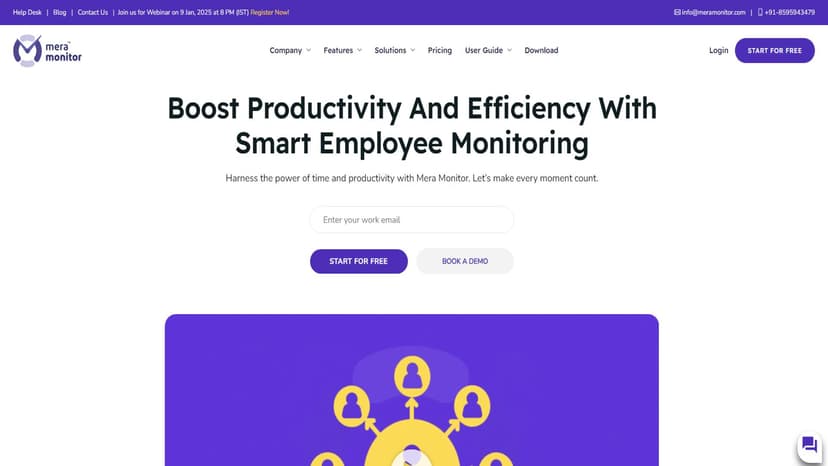 Workforce Analytics for Productivity - 本平台通过人工智能技术和数据分析，提供了优化工作效率的解决方案。它能够帮助组织进行人员绩效评估、资源分配和项目管理等方面的决策。通过实时监控和分析员工的工作状态、产出和流程，从而为企业提供更好的生产力管理工具。