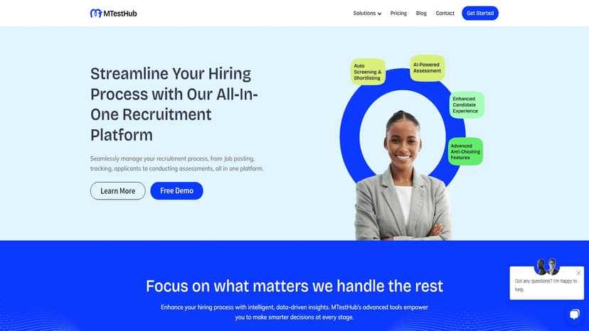 MTestHub - MTestHub提供自动化招聘、高效筛选和安全测试，重新定义招聘和评估流程。