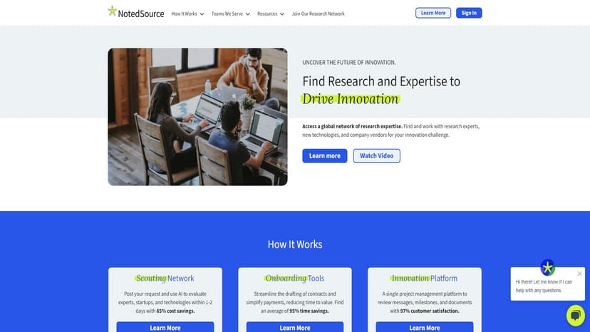NotedSource - NotedSource 提供便捷工具，帮助您寻找、入职并与研究人员合作。