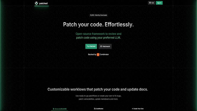 Patched - Patched：开源自动化工具，助力开发团队高效协作。