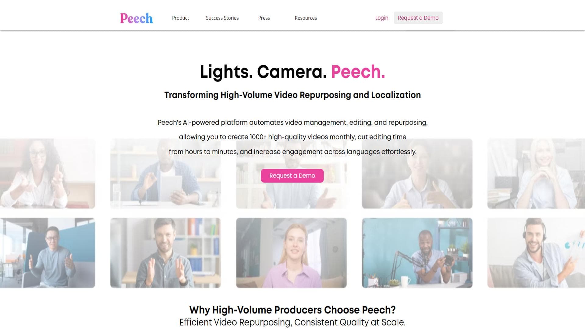 Peech | 无尽的高品质品牌视频生成平台，助力市场营销。