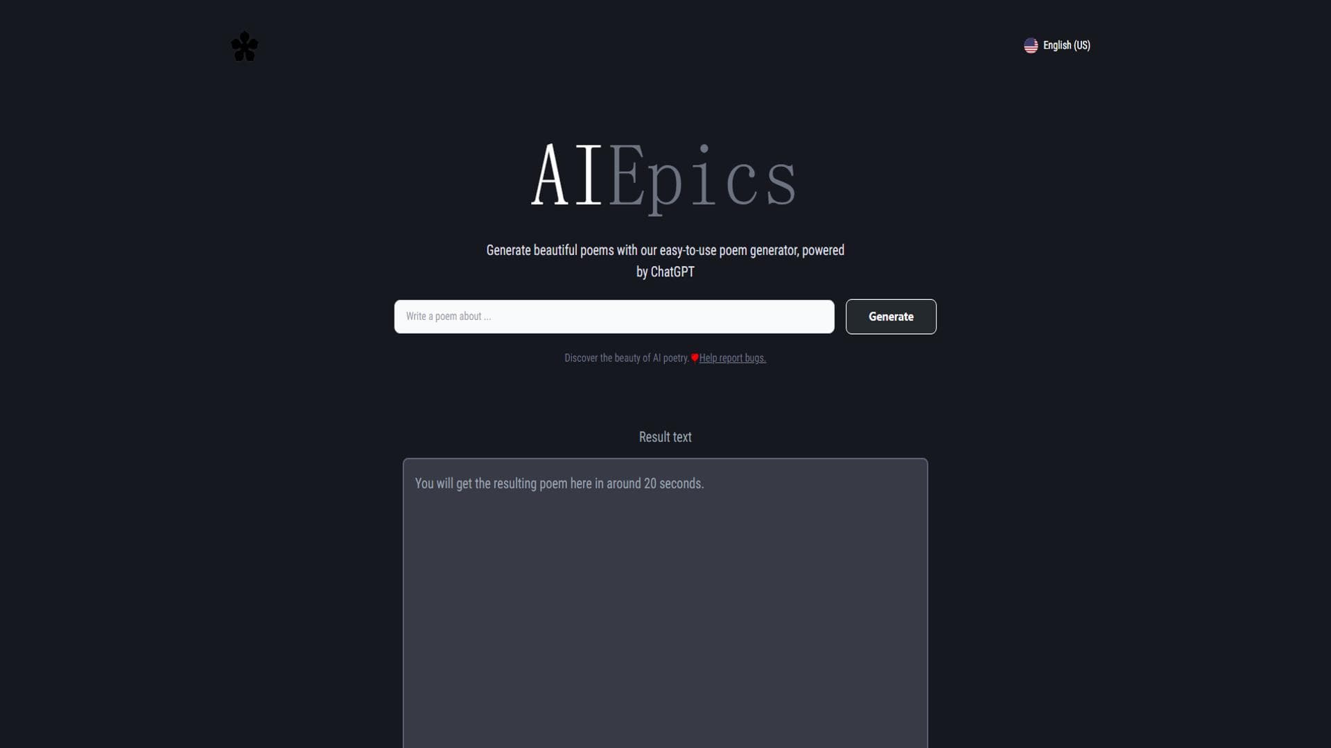 AI Poem Generator - 免费生成独特诗歌