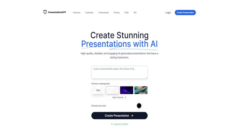 PresentationGPT - PresentationGPT是一款高级的AI演示生成器，可以在几秒钟内创建出精美的PowerPoint演示文稿。