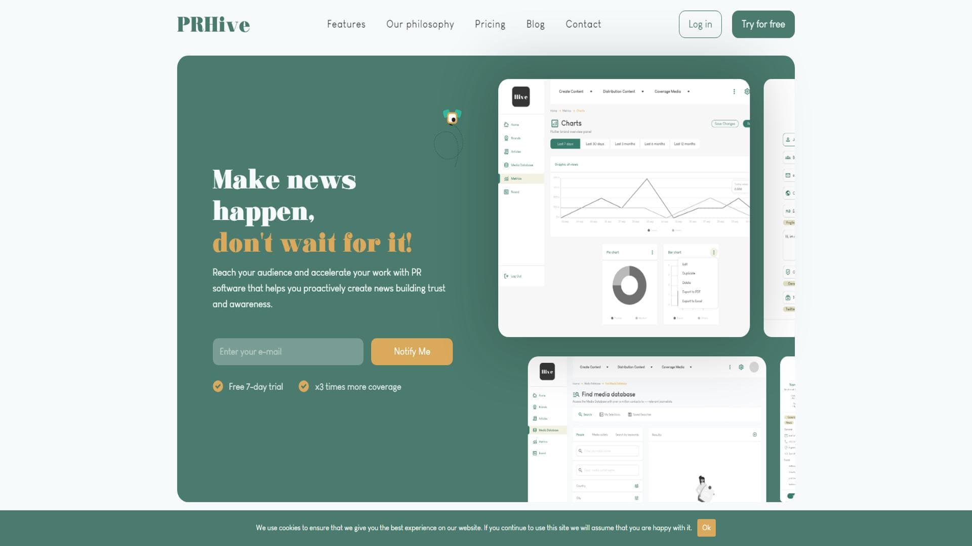 PRHive | PR软件——停止等待新闻，主动创建它们。