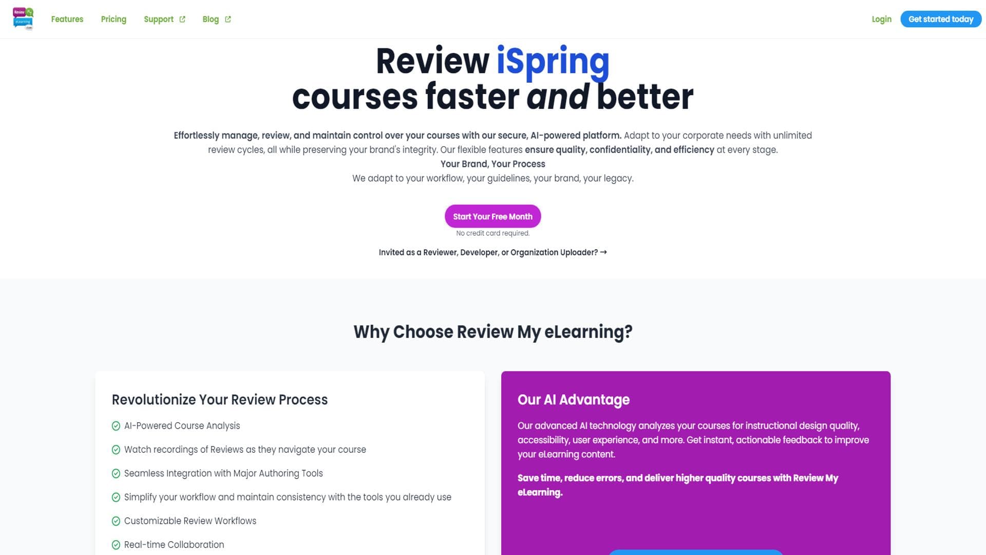 Review My eLearning | First AI-Powered Course Review Tool