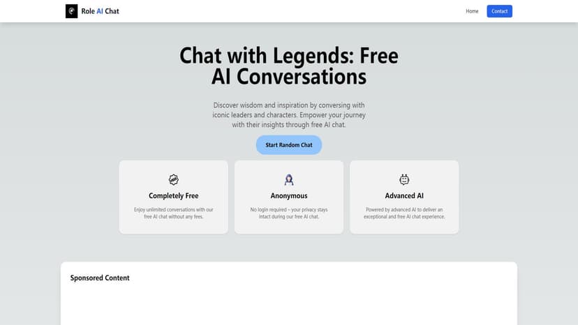 Free AI Chat with Legends - 通过AI与标志性领袖和角色进行免费聊天，发现智慧和灵感。