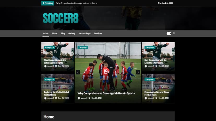Soccer Result & Sports News - 提供最新的体育新闻和实时足球更新，涵盖广泛的文章和博客内容。