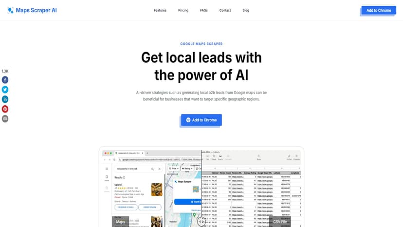 Google Map Extractor - 高效提取Google地图上的商业数据、评论和位置信息，提升营销策略和洞察力。