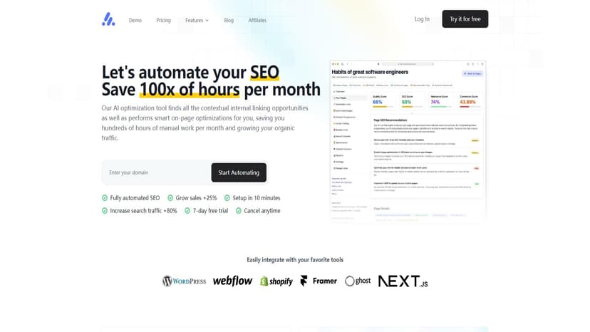 SEOJuice - 让SEO更自动化，更上一个台阶。