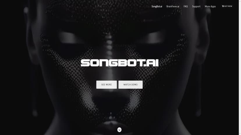 SongBot - SongBot是一款AI音乐创作工具，帮助用户轻松生成原创音乐和音乐视频。