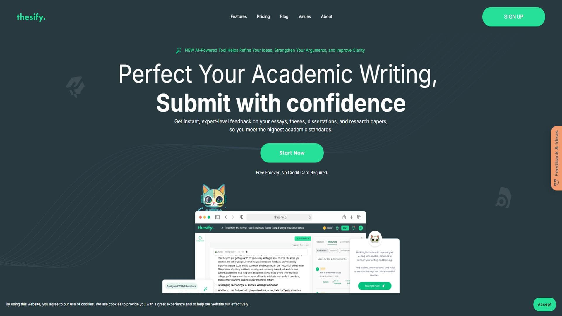 Thesify - Ethical AI Tools That Improve Your Academic Writing
