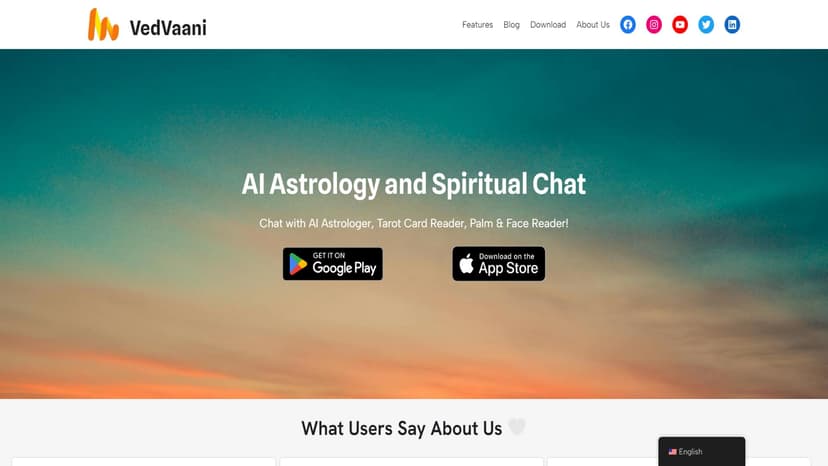 VedVaani - AI Astrology & Spiritual App - 一款AI占星与灵性指南，VedVaani深入解读和引导你的心灵旅程。