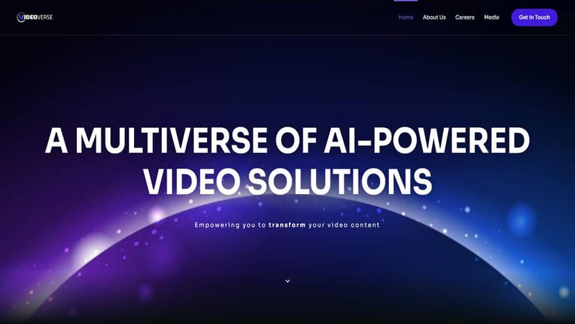 vverse - VideoVerse通过创新的技术生态系统，提供卓越的视频编辑和发布解决方案。
