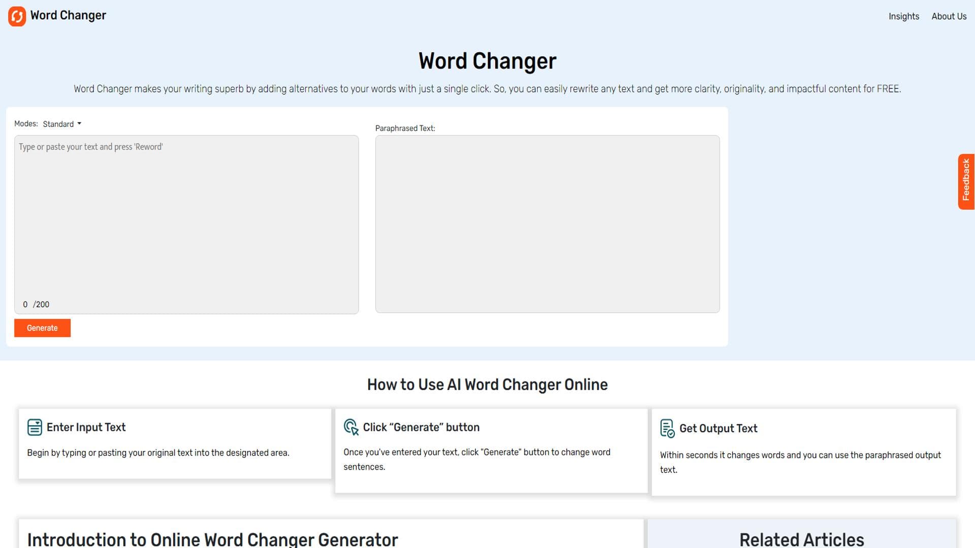 Word Changer - 轻松更换单词，提升写作效果