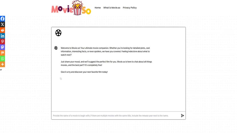 Your AI-Powered Movie Companion - TA能更好地指导您选择电影，AI支持智能推荐