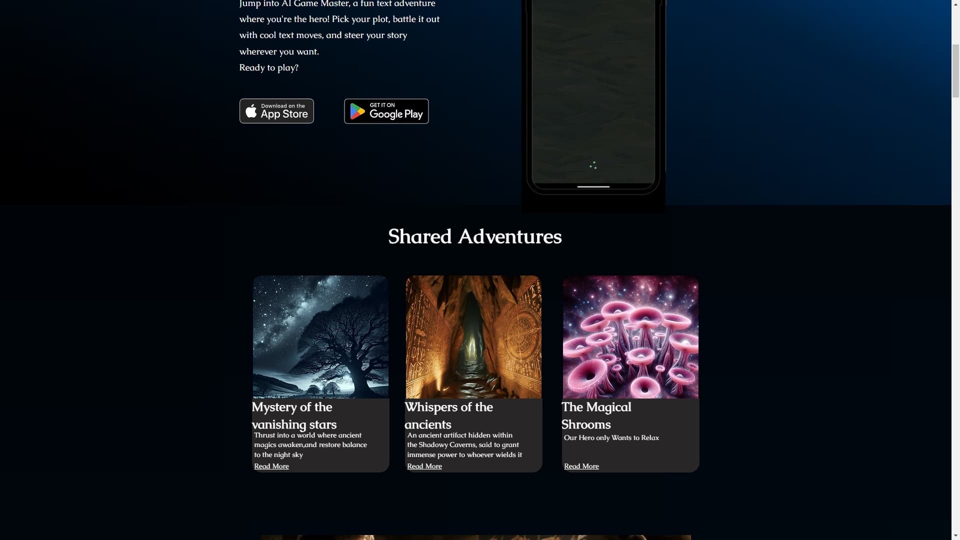 AI Game Master - Dungeon RPG Text Adventures