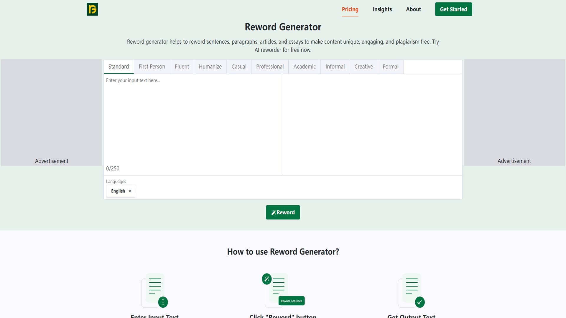 Reword Generator - Best Rewording Tool Online